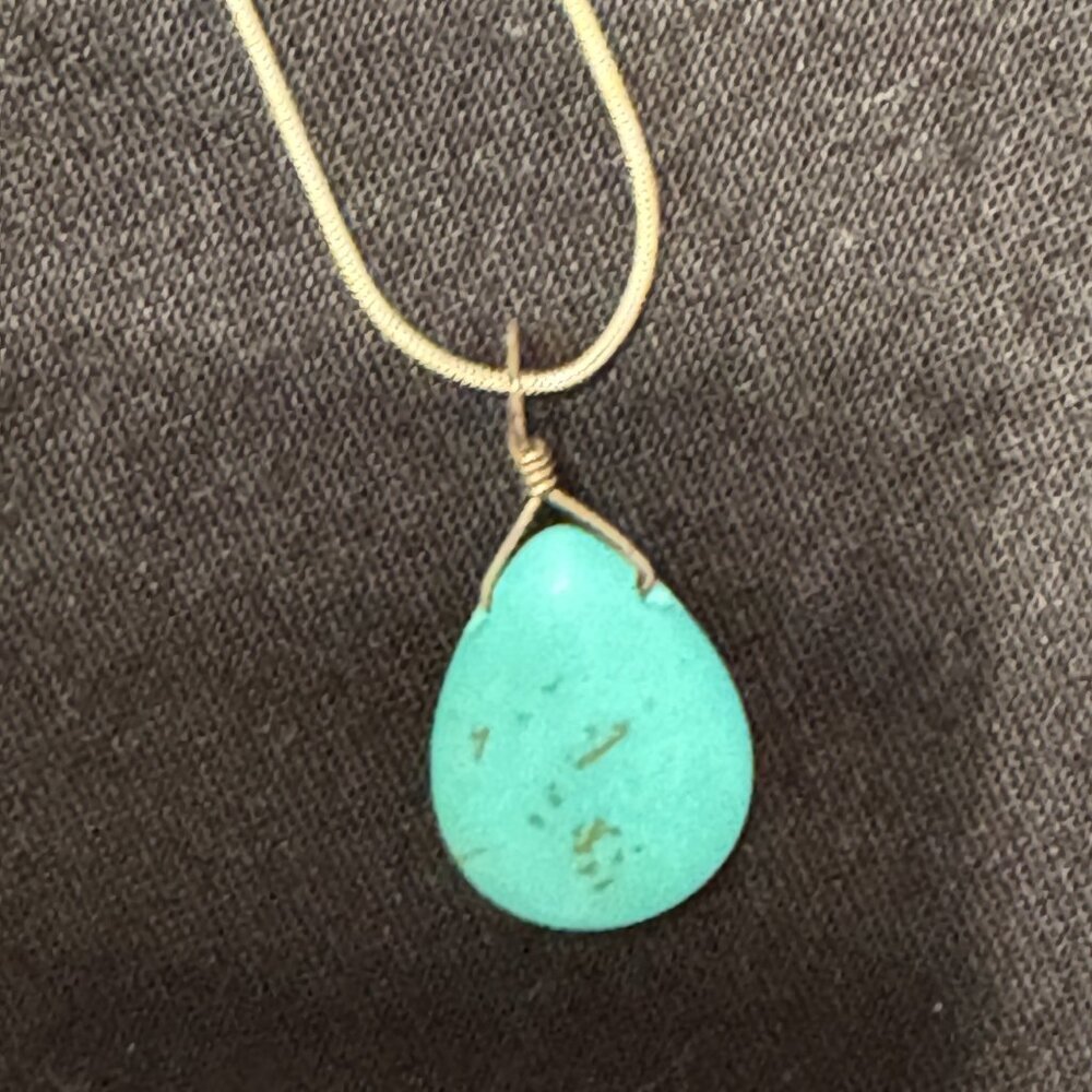 Vintage Fashion Turquoise Stone Necklace